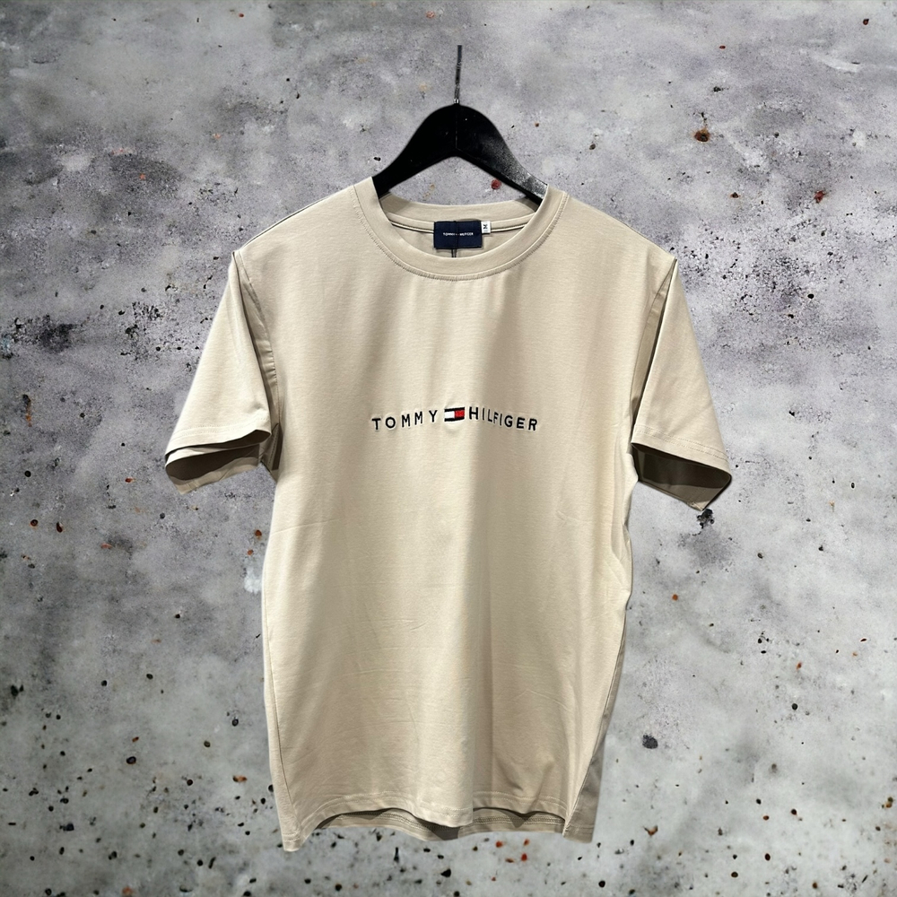 Футболка Tommy Hilfiger #5 • Бежевый