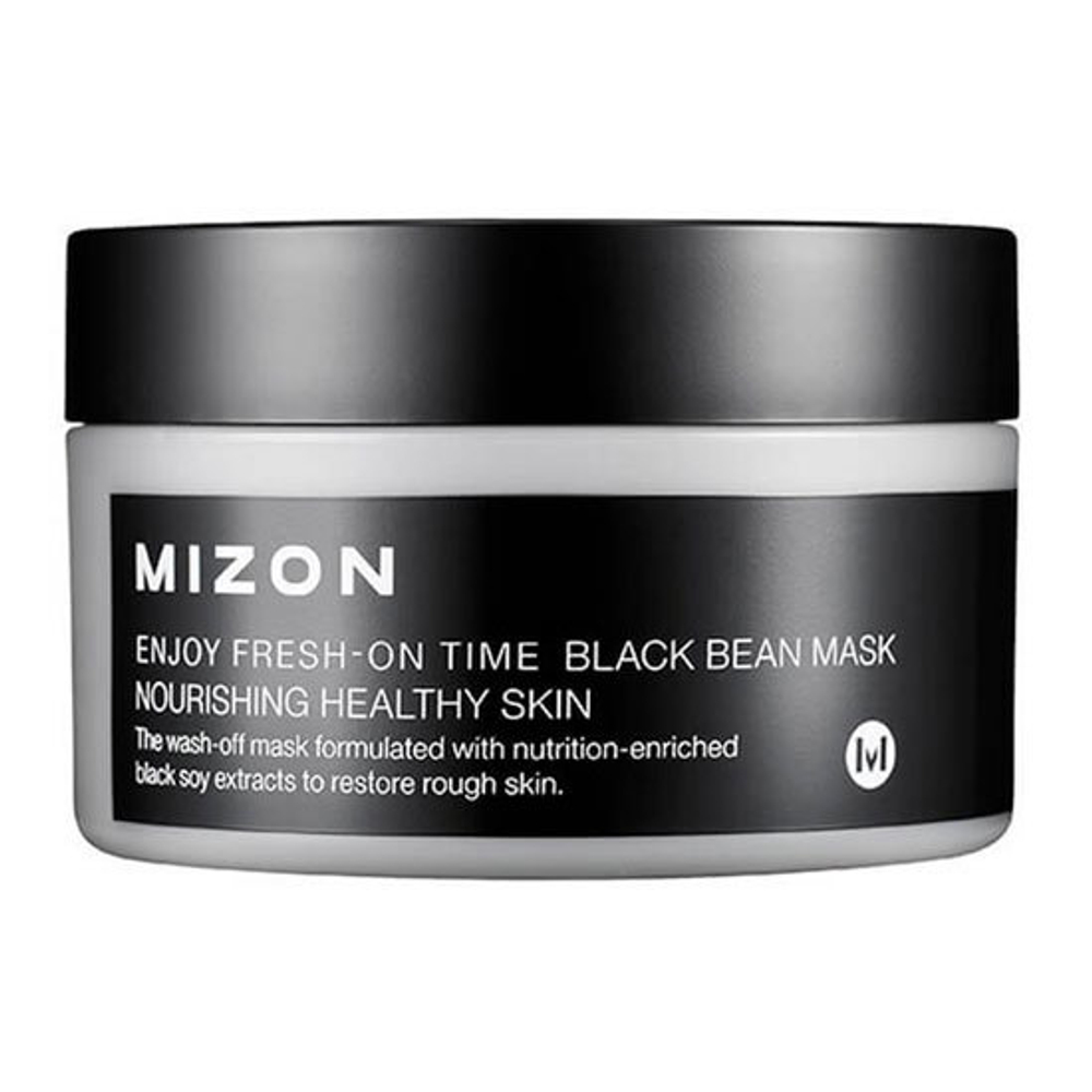 Mizon. Антивозрастная крем-маска для лица с экстрактом чёрных бобов Enjoy Fresh-On Time Black Bean Mask