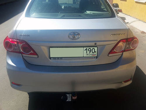 Фаркоп Avtos на TOYOTA COROLLA (2007)(паспорт и сертификат в комплекте)(без электрики)TY 18