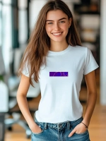 Футболка больших размеров с принтом маска