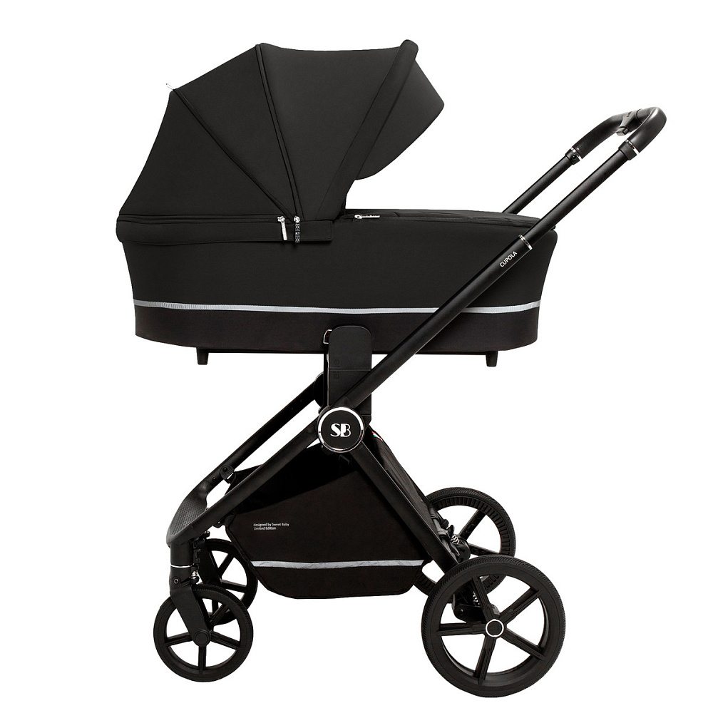 Коляска 3 в 1 Sweet Baby Cupola New + автокресло Premier Grey Moon Black