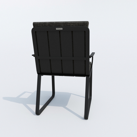 Стул Ideal Patio АЛЬБА маренго - каркас карбон