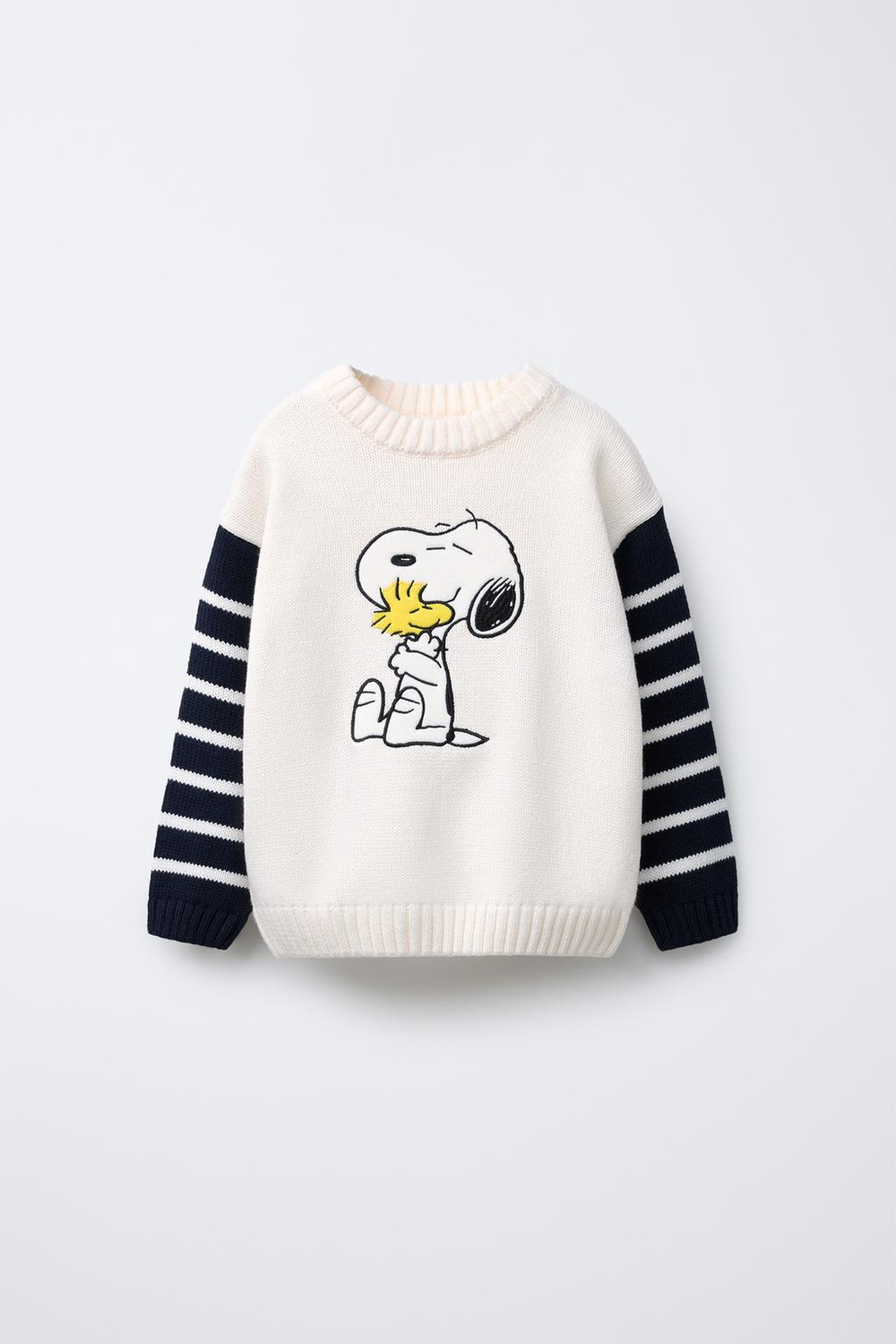 ZARA ТРИКОТАЖНЫЙ ДЖЕМПЕР SNOOPY PEANUTS™, ЭКРЮ