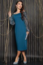 Платье Сивона (темно-лазурное) П11916 LT Collection