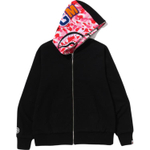 A Bathing Ape Bathing Ape Sweatshirts Moderate No Fleece Lined Zip Closure 0zxswmx08151p черный розовый