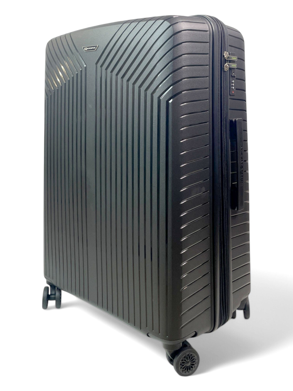 Большой чемодан  Mironpan 11272, Черный, XL