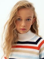 Джемпер для девочки AT1215 мультиколлор