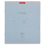 Тетрадь школьная А5 12л клетка,голубая "Классика" (Erich Krause) (комплект 3 шт)