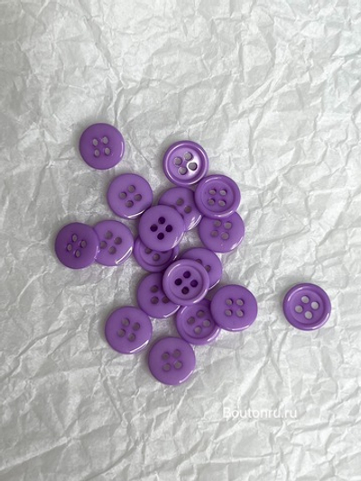 Пуговицы лиловые фиолетовые на прокол