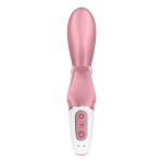 Розовый вибратор-кролик 21,2см Satisfyer Hug Me