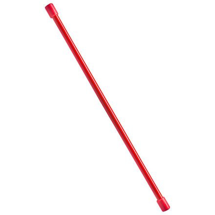 Палка гимнастическая (бодибар), MR-B04, вес 4кг, дл. 120 см, стальная труба, красный