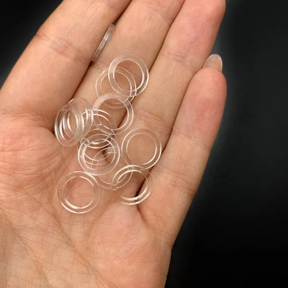 Кольцо для бретели прозрачное 10 мм (пластик), Arta-F