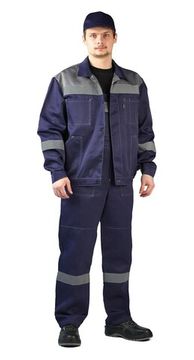 Костюм "Легион" полукомбинезон (т.синий/серый)