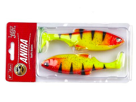 Виброхвосты LJ 3D Series ANIRA SOFT SWIM 5,0in (12,70)/A04 2шт.