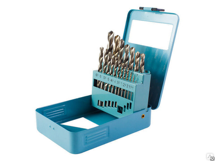 Набор сверл по металлу 19 шт.