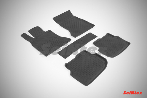 Резиновые коврики с высоким бортом для BMW 5 Ser F-10 2010-2013, Seintex.86393