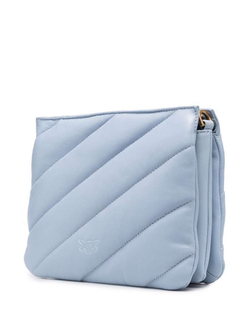 SMALL TWINS BAG MAXI QUILT – light blue