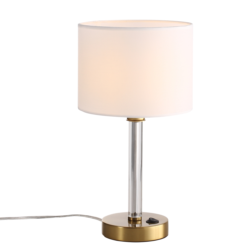 SL1404.304.01 Светильник настольный ST-Luce Латунь/Прозрачный E14*1 40W ВЕРИТАС