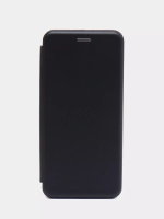 Чехол книжка Xiaomi Redmi 9 с силиконовой вставкой black