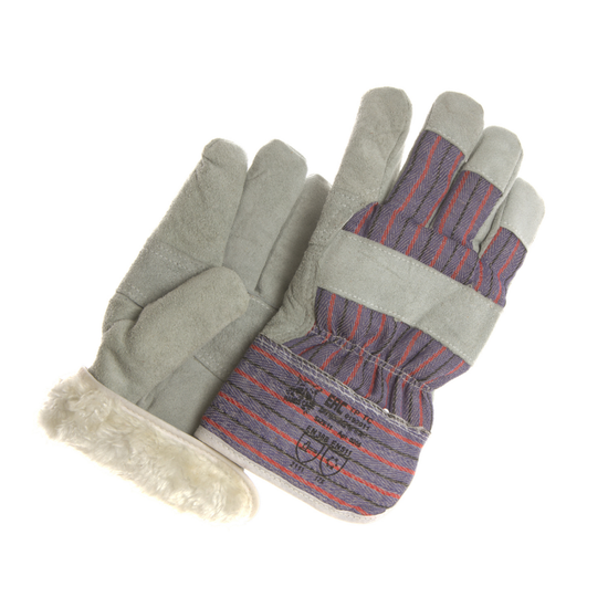 Перчатки утепл. "Ангара" спилковые комбинированные