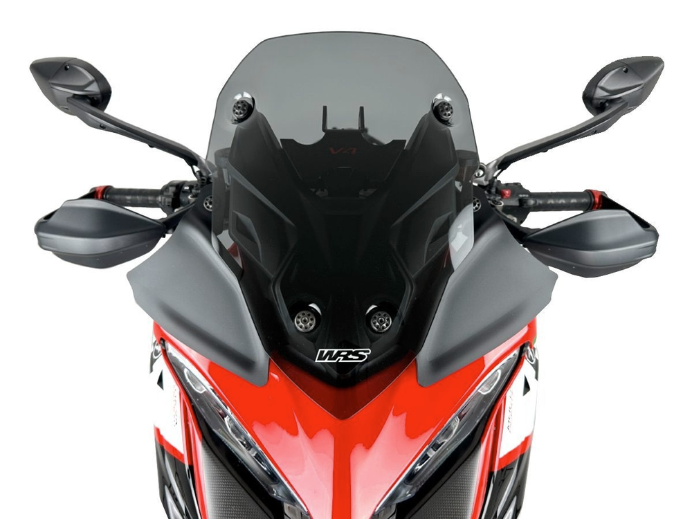 WRS Дефлекторы боковые (пара) Ducati Multistrada V4 матовые черные DU031NO