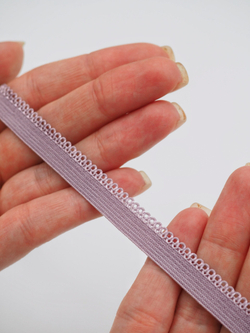 Бельевая резинка морской туман ажурная ширина 10 мм с учетом фестона