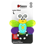 Sassy, Inspire The Senses, прорезыватель в виде бабочки, для детей от 3 месяцев, 1 шт.