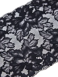 03-274 Кружево эластичное 23 см, черный