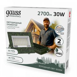 Настенно-потолочный прожектор Gauss  GFD003