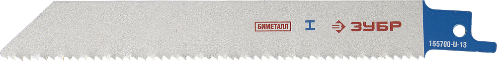 Полотно ЗУБР "ЭКСПЕРТ" к саб.эл.ножов.тонколист,нерж.сталь,цв.металл 130/1,4мм