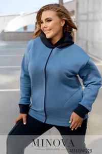 Костюм 223-Темно-синий-джинсовый Minova