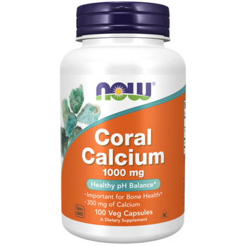 Now Foods Coral Calcium 1000 mg 100 veg capsules, Коралловый Кальций