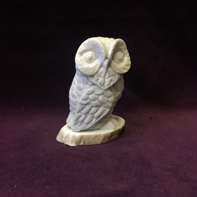 Скульптура"Сова". Резная кость, сувенир.