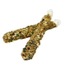 Палочки для средних попугаев fiory sticks с фруктами 2 х 60 г