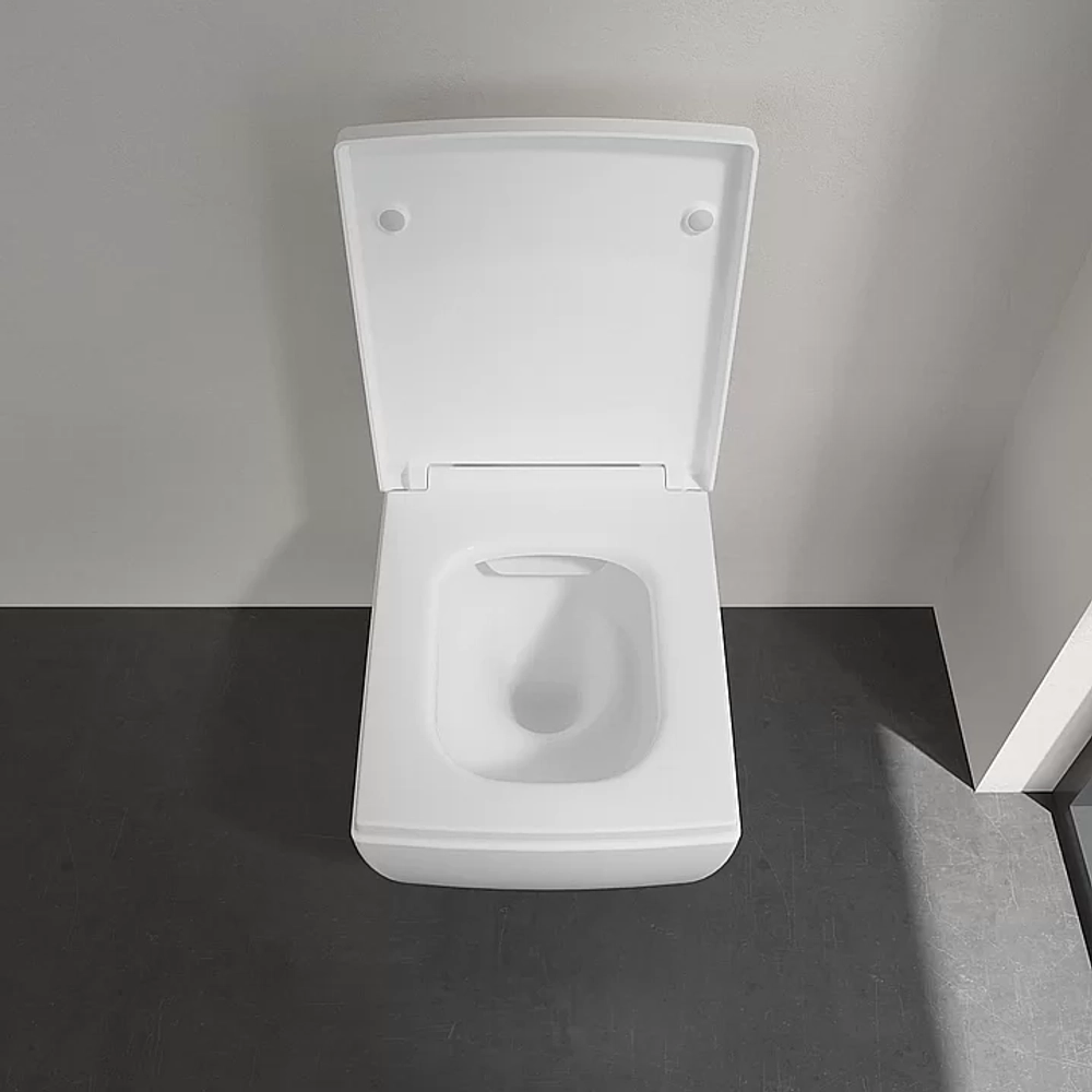 Унитаз подвесной Villeroy&Boch Memento 2.0 4633R0R1 альпийский белый, безободковый