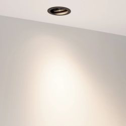 Светильник MS-VORTEX-BUILT-R90-12W Day4000 (BK-BK, 40 deg, 230V) (Arlight, IP20 Металл, 5 лет) 057951