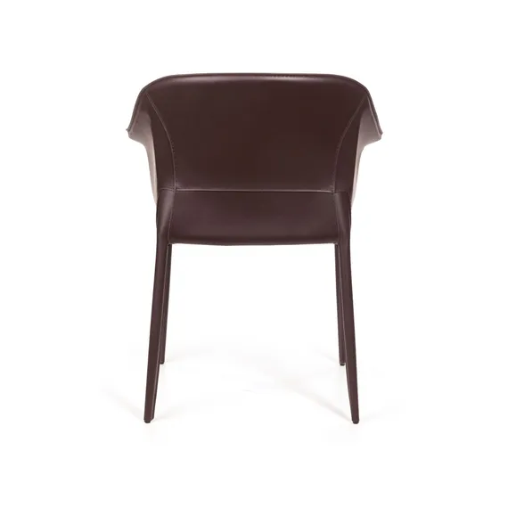 Стул Gio, коричневая кожа