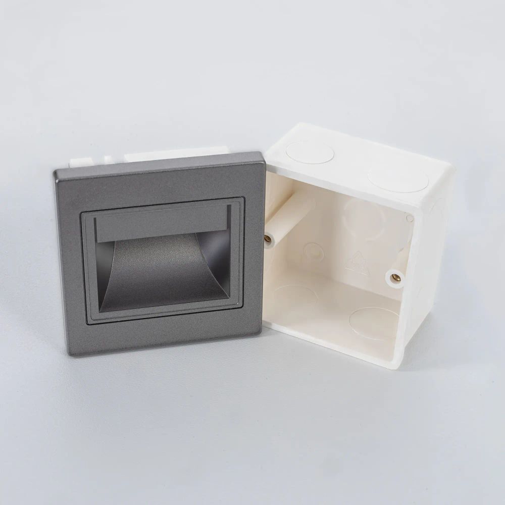 Citilux Скалли CLD005K1 LED Встраиваемый светильник лестничный Графит