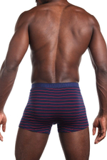 Трусы-боксеры из высококачественного хлопка (Размер: M) (Цвет: серый с белым)