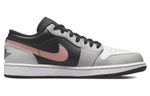 Jordan 1 Low Black Grey Pink