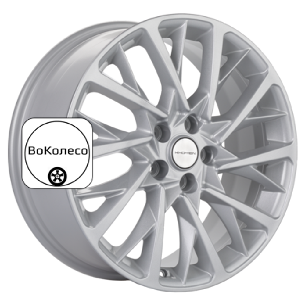 7,5x18/5x112 ET43 D57,1 KHW1804 (Kodiaq/Tiguan) F-Silver Khomen Wheels