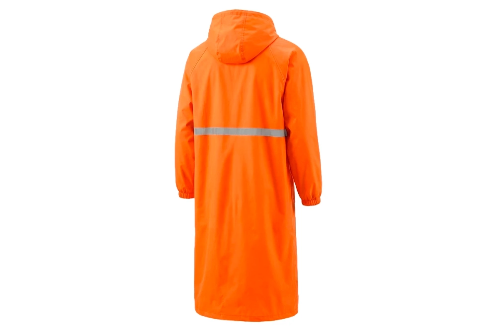 Плащ-дождевик оранжевый XXХL нейлоновый влагозащитный сигнальный Samtools