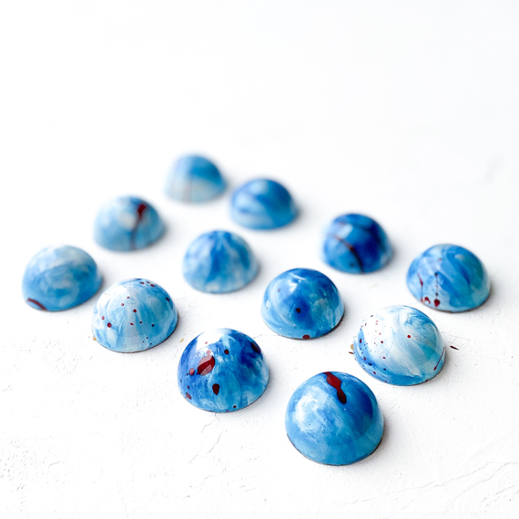 830 | Форма для шоколадных конфет &quot;Полусфера&quot; 30 мм. (275*175 мм)