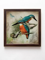 Картина на стену интерьерная на хосте 22,5*22,5 см