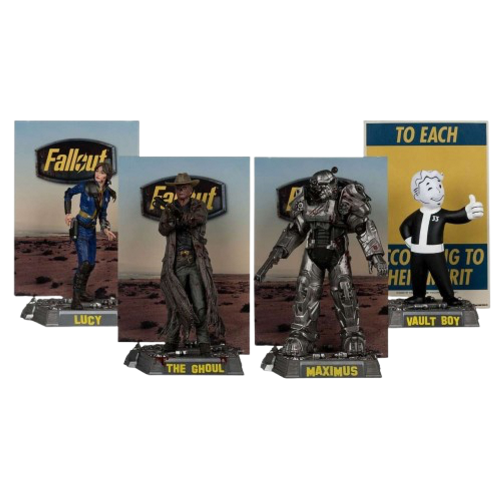 Набор фигурок McFarlane Toys Fallout Lucy Maximus The Ghoul And Vault Boy 4PK