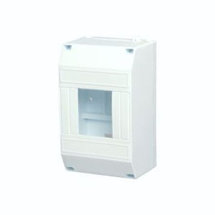 Бокс пластиковый КМПн 1/4 IP20 белый с инд. упак. REXANT
