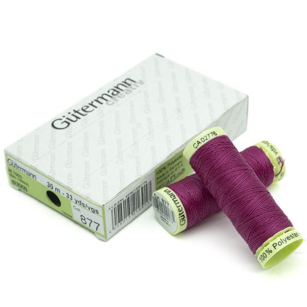 Нитки отделочные Gutermann Top Stitch 30 (30 метров), 5 кат. | 877 мальва
