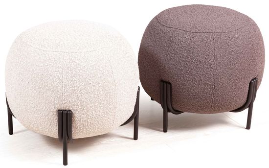 Пуф БАЛИ / Букле Turin Beige