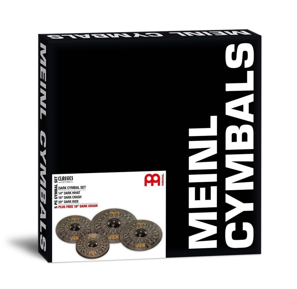 Комплект Тарелок (14&quot; Hi-Hat, 16&quot;+18&quot; Crash, 20&quot; Meinl Classics Custom Dark Special Cymbal Set