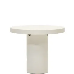 Стол Aiguablava, Ø90 см, белый цемент
